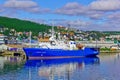 Vessel Akademik Shatskiy in port Tromso Norway