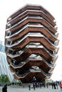 The Vessel, also known as the Hudson Yards Staircase in NYC. USA Royalty Free Stock Photo