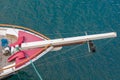 Vessel deck aerial view