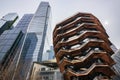 The Vessel and other buildings in Hudson Yards in New York City (USA) Royalty Free Stock Photo