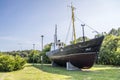 The vessel ship Dole in the Pavilosta, Latvia. It serves as a tourism object