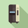 Vessel snack machine icon flat vector. Portable bottle