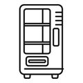 Vessel snack machine icon outline vector. Portable bottle Royalty Free Stock Photo