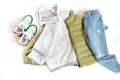 Vest,jumper and jeans pants sneakers.baby children's clothes,accessories for spring, autumn, winter