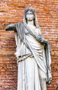 Vestal Virgin Temple Antonius Faustina Roman Forum Rome Italy Royalty Free Stock Photo