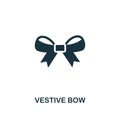 Vestive Bow icon. Premium style design from christmas icon collection. UI and UX. Pixel perfect Vestive Bow icon for web design, a