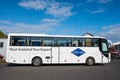 Tourist bus from Icelandic tour company Grey line