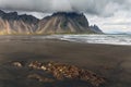 Vestrahorn mountain on Stokksnes in Iceland Royalty Free Stock Photo