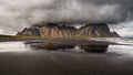 Vestrahorn mountain on Stokksnes in Iceland Royalty Free Stock Photo