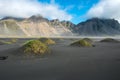 Vestrahorn mountain in Stokksnes, Iceland Royalty Free Stock Photo