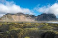 Vestrahorn mountain in Stokksnes, Iceland Royalty Free Stock Photo