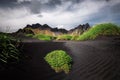 Vestrahorn Stockknes mountain range ,Batman Mountain ,Iceland Summer.