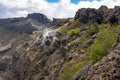 vesuv mountain crater view, neapel, italy Royalty Free Stock Photo