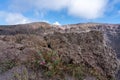 vesuv mountain crater view, neapel, italy Royalty Free Stock Photo