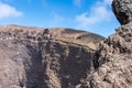 vesuv mountain crater view, neapel, italy