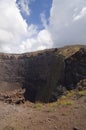 Vesuvius volcano crater