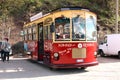 Vesuvius Volcano crater bus Italy Royalty Free Stock Photo