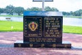 Veteran memorial park close Lake zephyr in Zephyrhills town of Florida