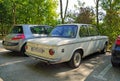 Veteran oldtimer German car BMW 1600 coupe parked Royalty Free Stock Photo