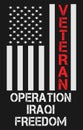 Veteran of United States Operation Iraqi freedom Royalty Free Stock Photo