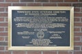 Veterans Cemetery Plaque at Parker Crossroads