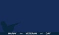 Veterans Day Background with Silhouette of a veteran soldier, and Copy space Area.