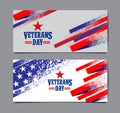 Veterans day background, USA  flag , Vector abstract grunge Royalty Free Stock Photo