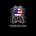 Veterans day event icon illustration