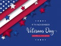 Veterans Day greeting card.