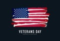 Veterans Day. Honoring all who served. Vietnam Veterans Day in USA. American flag. Vector illustration