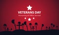 Veterans Day, Memorial Day, Patriot Vector for Banner, Brochure, Print Ad, Sticker