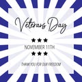 Veterans day poster and card design