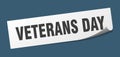 veterans day sticker. veterans day square sign. veterans day