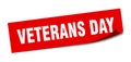 veterans day sticker. veterans day square sign. veterans day