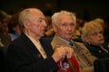 Veterans, disabled and elderly people, pensioners, spectators of the charity concert.