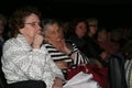 Veterans, disabled and elderly people, pensioners, spectators of the charity concert.