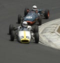 Veterans:Formula 3 Race Cars dicing in the hairpin