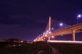 Veterans Glass City Skyway Bridge Royalty Free Stock Photo