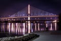 Veterans Glass City Skyway Bridge Royalty Free Stock Photo