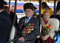 Veterans of the great Patriotic war on red square during the celebration of Victory Day on the red square of Moscow