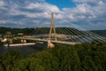 Veterans Memorial Bridge - US Route 22 - Ohio River - Weirton, West Virginia and Steubenville, Ohio