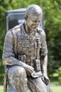 Veterans Memorial Soldier Bronze Statue 2