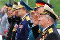 Veterans salute at ceremony of wreath laying