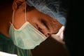 Veterinarian doctor in operation room Royalty Free Stock Photo