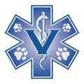 Veterinarian Emergency Medical Symbol Royalty Free Stock Photo