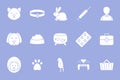 Veterinarian Icons set 02-04