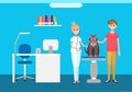 Veterinarian Veterinary Checkup at Pet Clinic