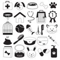 Veterinary Clinic and Pet Icons Set