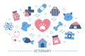 Veterinary concept. Idea of domestic animal care Royalty Free Stock Photo