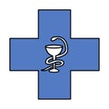 Veterinary symbol icon